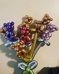 balloon teddy bear bouquet